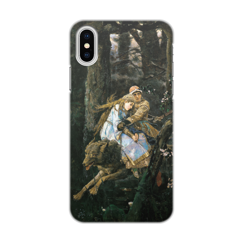 Printio Чехол для iPhone X/XS, объёмная печать Иван-царевич на сером волке (виктор васнецов)