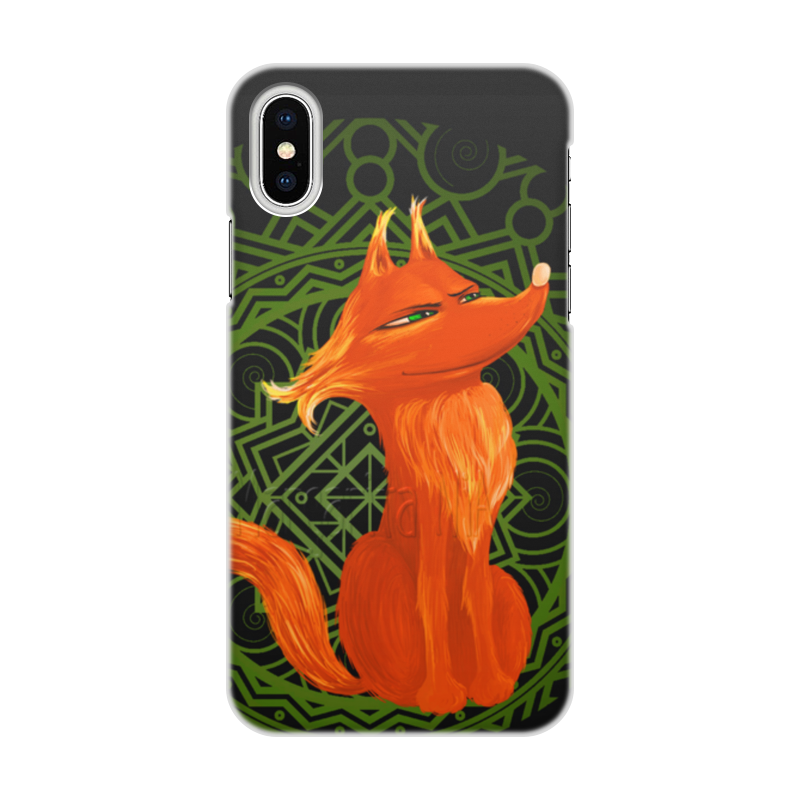Printio Чехол для iPhone X/XS, объёмная печать Red fox printio чехол для iphone x xs объёмная печать star fox