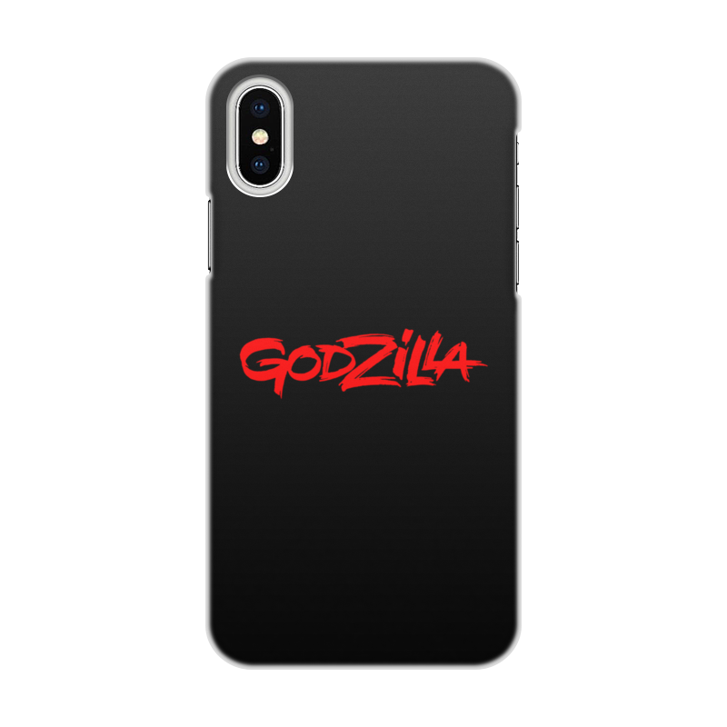 Printio Чехол для iPhone X/XS, объёмная печать Godzilla