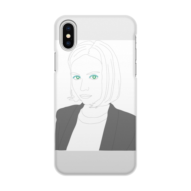 Printio Чехол для iPhone X/XS, объёмная печать Kriss b 2018 printio чехол для iphone x xs объёмная печать портрет президента джона ф кеннеди