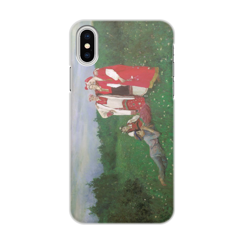 Printio Чехол для iPhone X/XS, объёмная печать Северная идиллия (картина коровина) printio чехол для iphone 8 объёмная печать северная идиллия картина коровина