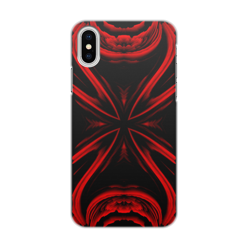 Printio Чехол для iPhone X/XS, объёмная печать Красная ртуть
