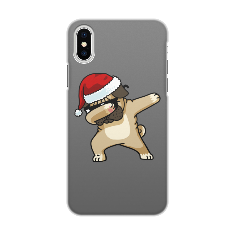 Printio Чехол для iPhone X/XS, объёмная печать Dabbing dog printio чехол для iphone x xs объёмная печать dabbing dog