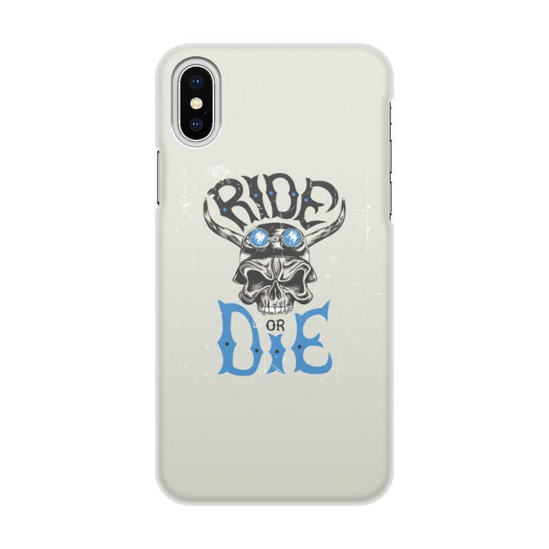 Printio Чехол для iPhone X/XS, объёмная печать Ride die printio чехол для iphone 8 plus объёмная печать ride die
