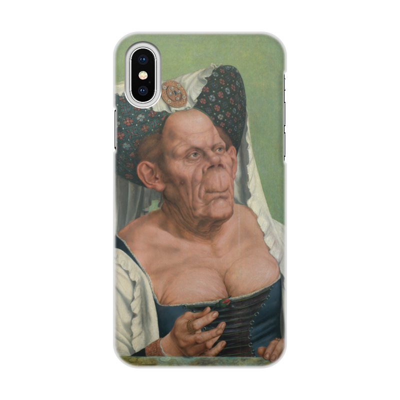 Printio Чехол для iPhone X/XS, объёмная печать Уродливая герцогиня (картина квентина массейса) герцогиня герцогиня на полставки книга 1 цифровая версия цифровая версия