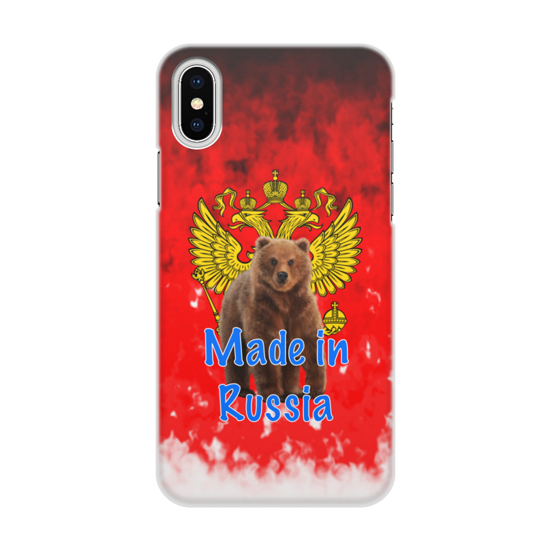Printio Чехол для iPhone X/XS, объёмная печать Russia