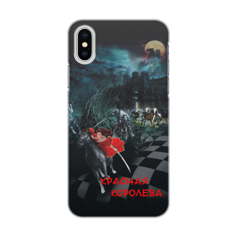 Printio Чехол для iPhone X/XS, объёмная печать Красная королева printio чехол для iphone 8 plus объёмная печать красная королева