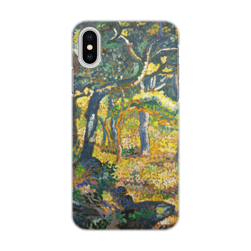 Printio Чехол для iPhone X/XS, объёмная печать Clearing in provence (анри кросс)