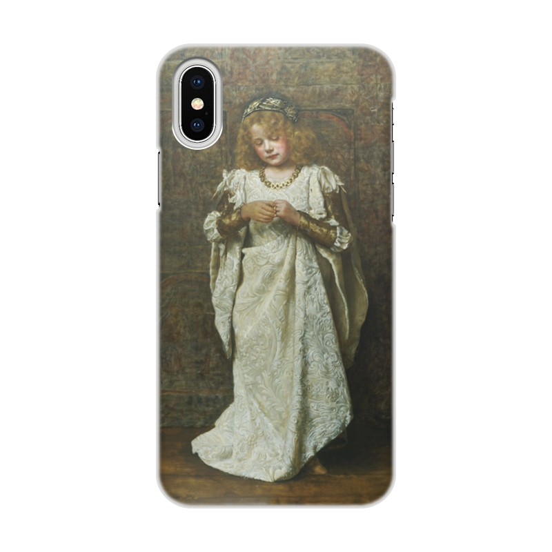 printio значок женский портрет джон кольер Printio Чехол для iPhone X/XS, объёмная печать Ребенок невеста (джон кольер)