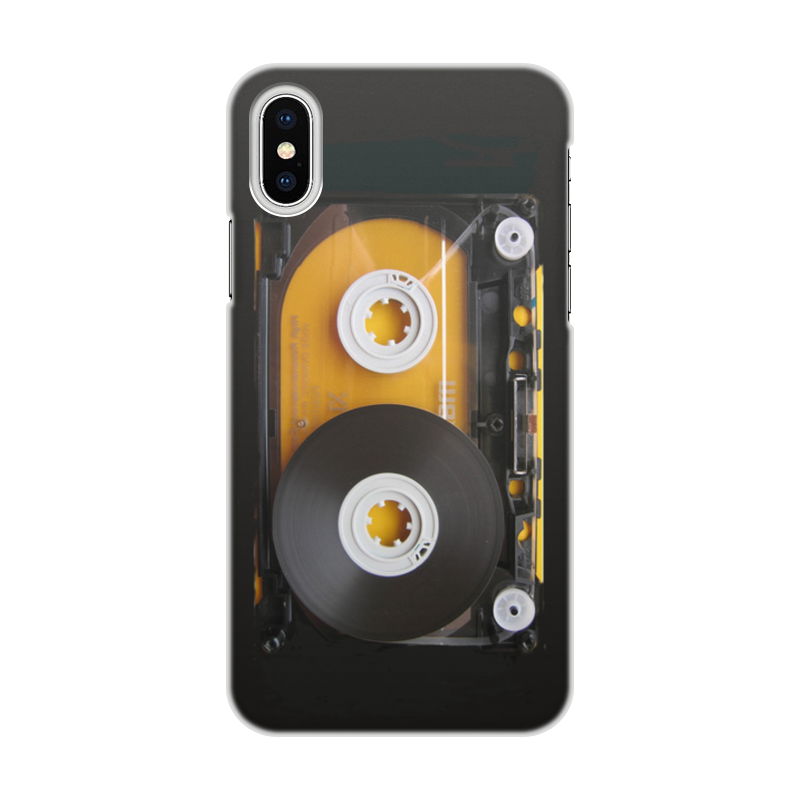Printio Чехол для iPhone X/XS, объёмная печать Дизайн аудиокассета printio чехол для iphone x xs объёмная печать ом дракон айфон х