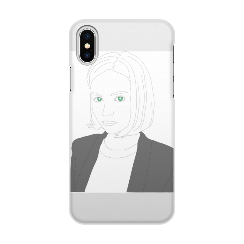 Printio Чехол для iPhone X/XS, объёмная печать Kriss a 2018 printio чехол для iphone x xs объёмная печать портрет президента джона ф кеннеди