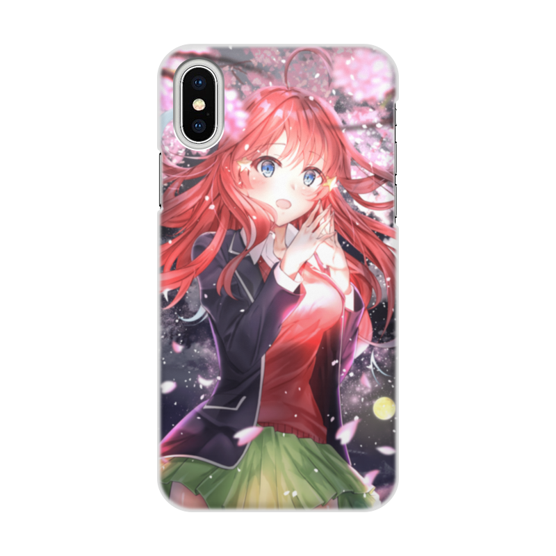 Printio Чехол для iPhone X/XS, объёмная печать Itsuki nakano original gsc pop up parade the quintessential quintuplets nakano itsuki nakano nino nakano ichika action figure model toy