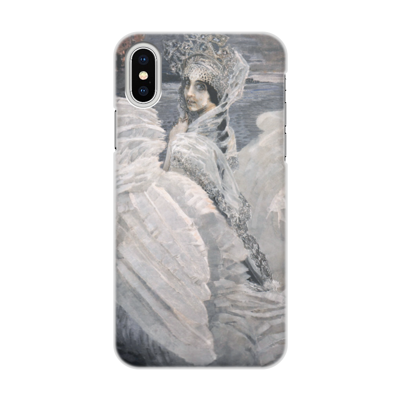 Printio Чехол для iPhone X/XS, объёмная печать Царевна-лебедь (картина врубеля) printio футболка классическая царевна лебедь картина врубеля
