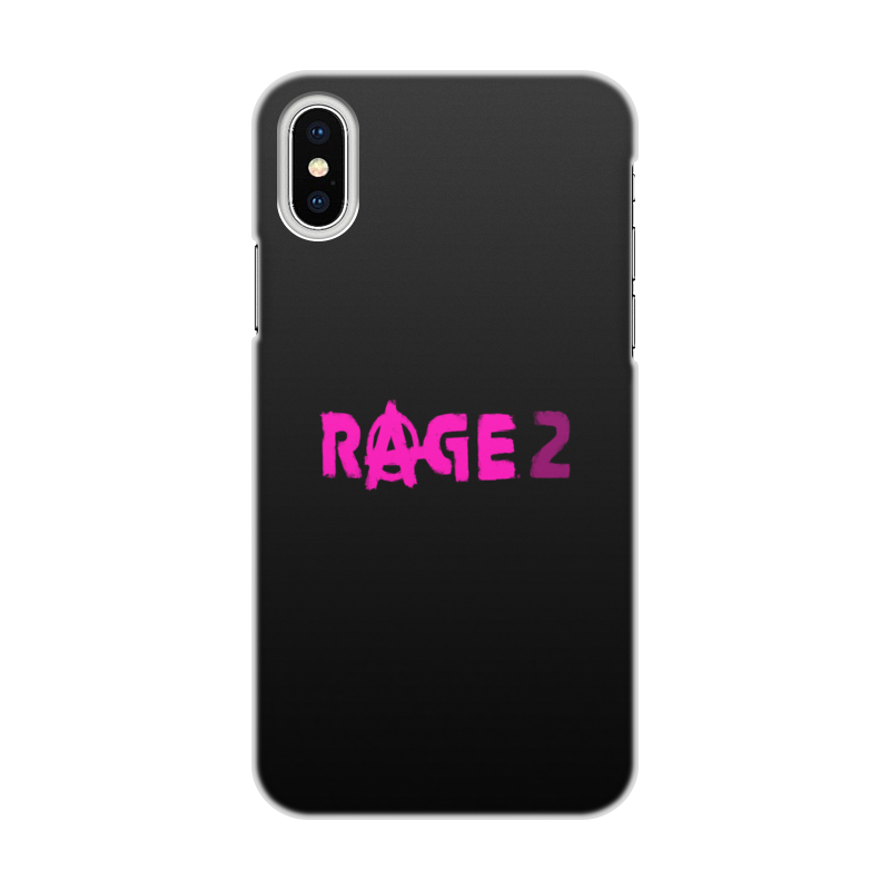 Printio Чехол для iPhone X/XS, объёмная печать rage 2 printio чехол для iphone 6 объёмная печать rage 2