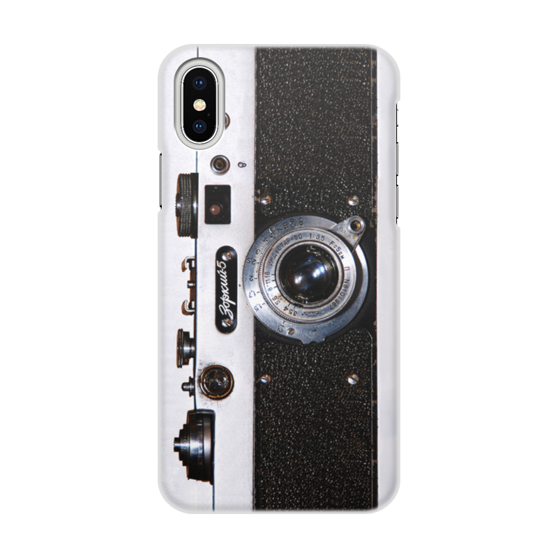Printio Чехол для iPhone X/XS, объёмная печать Дизайн фотоаппарат зоркий 5