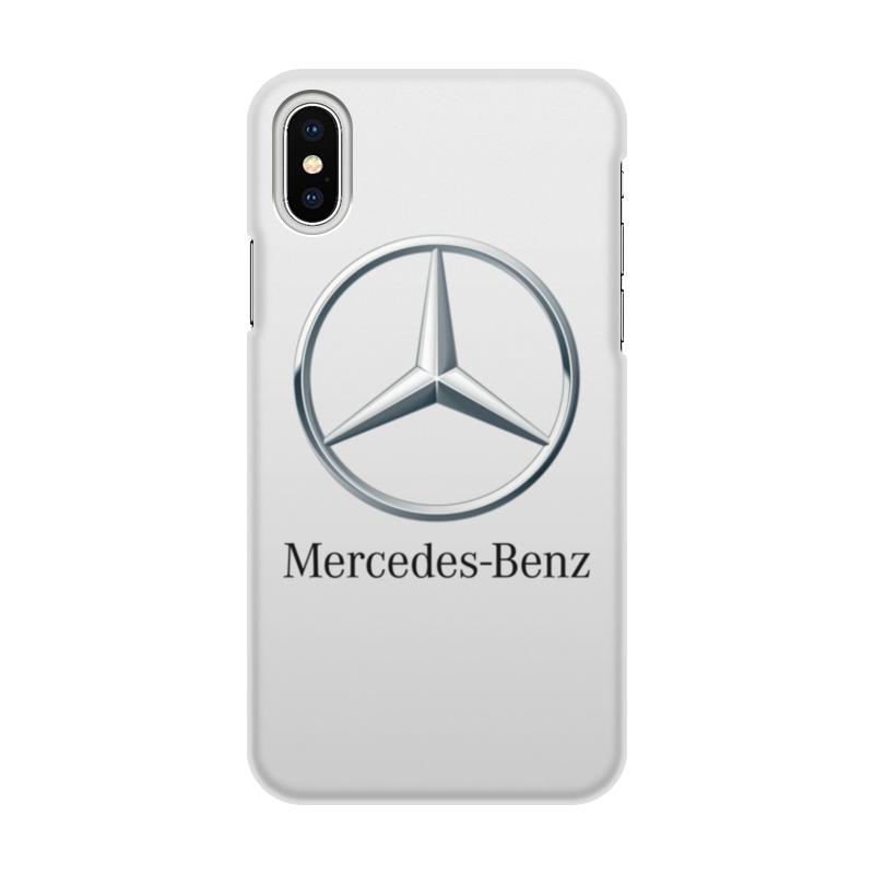 Printio Чехол для iPhone X/XS, объёмная печать Mercedes-benz