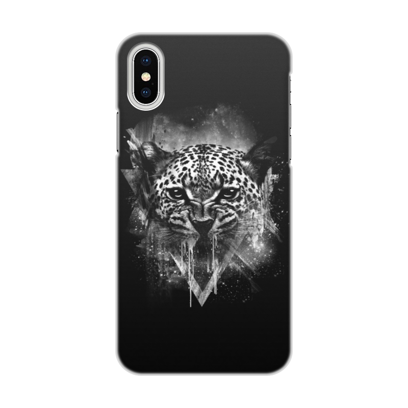 Printio Чехол для iPhone X/XS, объёмная печать Ягуар printio чехол для iphone x xs объёмная печать краски тигр