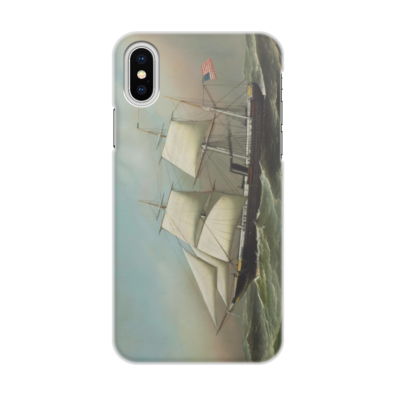 Printio Чехол для iPhone X/XS, объёмная печать American naval frigate (антонио якобсен)