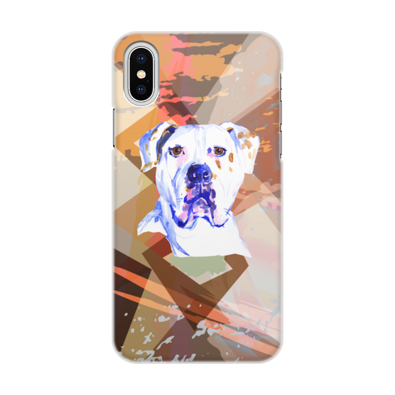 Printio Чехол для iPhone X/XS, объёмная печать Собака