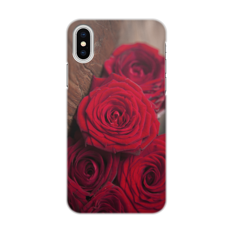 Printio Чехол для iPhone X/XS, объёмная печать Букет роз