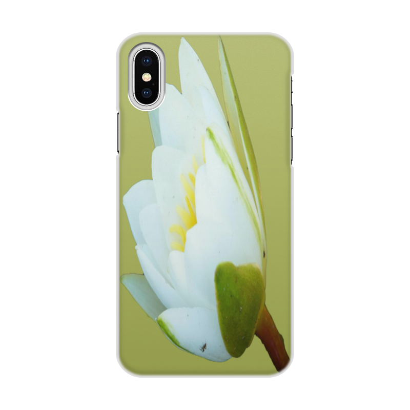 Printio Чехол для iPhone X/XS, объёмная печать Латаття re pa чехол накладка artcolor для oppo a53 2020 a32 с принтом красивый цветок