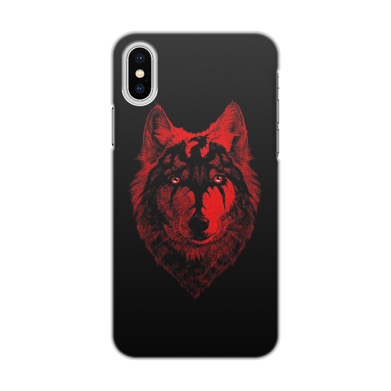 Printio Чехол для iPhone X/XS, объёмная печать Волки printio чехол для iphone x xs объёмная печать волки