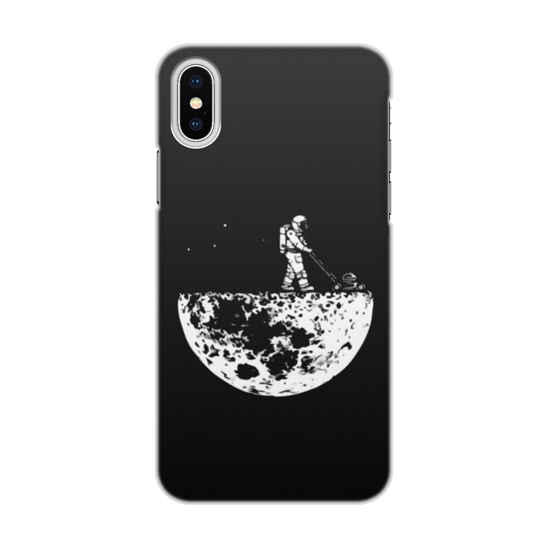 Printio Чехол для iPhone X/XS, объёмная печать Космонавт на луне printio чехол для iphone 7 plus объёмная печать космонавт на луне