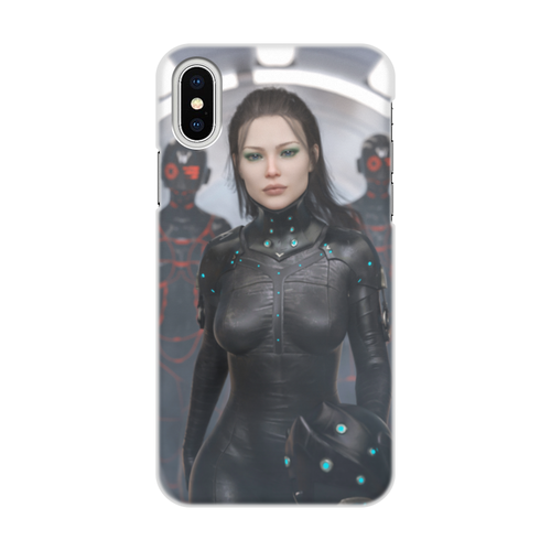Заказать чехол для iPhone X/XS в Москве. Чехол для iPhone X/XS, объёмная печать Путешественница  от Дана Столыпина - готовые дизайны и нанесение принтов.