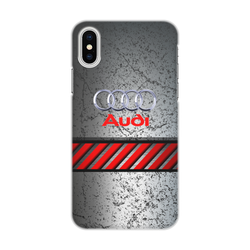 Заказать чехол для iPhone X/XS в Москве. Чехол для iPhone X/XS, объёмная печать Авто Audi от THE_NISE  - готовые дизайны и нанесение принтов.