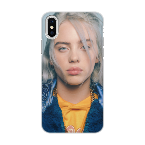 Заказать чехол для iPhone X/XS в Москве. Чехол для iPhone X/XS, объёмная печать Billie Eilish от Мария Борисенкова - готовые дизайны и нанесение принтов.