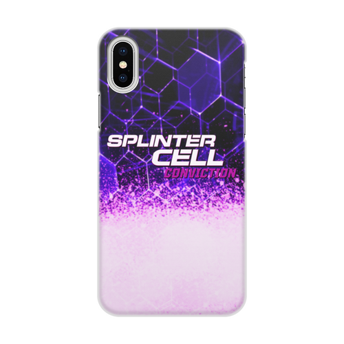 Заказать чехол для iPhone X/XS в Москве. Чехол для iPhone X/XS, объёмная печать Splinter Cell от THE_NISE  - готовые дизайны и нанесение принтов.