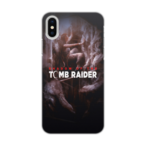 Заказать чехол для iPhone X/XS в Москве. Чехол для iPhone X/XS, объёмная печать Tomb Raider от THE_NISE  - готовые дизайны и нанесение принтов.