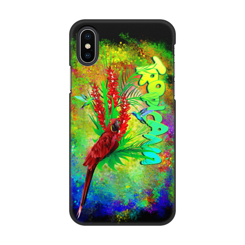 Заказать чехол для iPhone X/XS в Москве. Чехол для iPhone X/XS, объёмная печать Tropicana. от Zorgo-Art  - готовые дизайны и нанесение принтов.