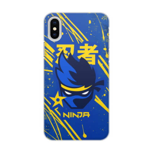 Заказать чехол для iPhone X/XS в Москве. Чехол для iPhone X/XS, объёмная печать FORTNITE NINJA от geekbox - готовые дизайны и нанесение принтов.