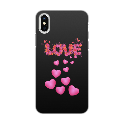 Заказать чехол для iPhone X/XS в Москве. Чехол для iPhone X/XS, объёмная печать Любовь от THE_NISE  - готовые дизайны и нанесение принтов.