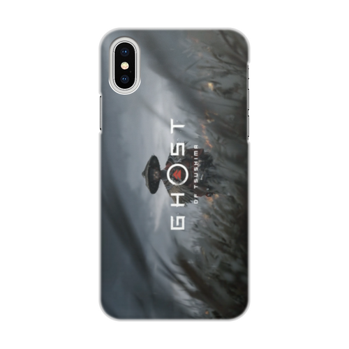 Заказать чехол для iPhone X/XS в Москве. Чехол для iPhone X/XS, объёмная печать Ghost of Tsushima от GeekFox  - готовые дизайны и нанесение принтов.