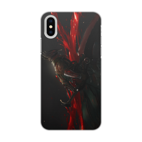 Заказать чехол для iPhone X/XS в Москве. Чехол для iPhone X/XS, объёмная печать Bloodborne от GeekFox  - готовые дизайны и нанесение принтов.