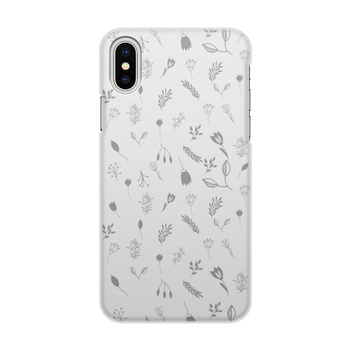 Заказать чехол для iPhone X/XS в Москве. Чехол для iPhone X/XS, объёмная печать Растения от Irinakn - готовые дизайны и нанесение принтов.