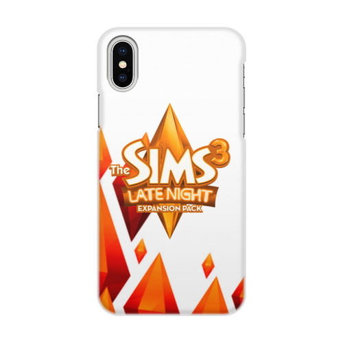 Заказать чехол для iPhone X/XS в Москве. Чехол для iPhone X/XS, объёмная печать The Sims 3  от THE_NISE  - готовые дизайны и нанесение принтов.