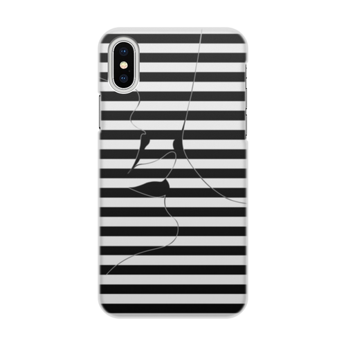 Заказать чехол для iPhone X/XS в Москве. Чехол для iPhone X/XS, объёмная печать иллюзия выбора от cubik art  - готовые дизайны и нанесение принтов.