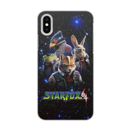 Заказать чехол для iPhone X/XS в Москве. Чехол для iPhone X/XS, объёмная печать STAR FOX от robus - готовые дизайны и нанесение принтов.