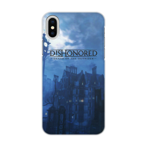 Заказать чехол для iPhone X/XS в Москве. Чехол для iPhone X/XS, объёмная печать Dishonored от THE_NISE  - готовые дизайны и нанесение принтов.