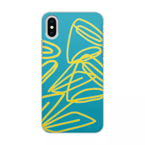Заказать чехол для iPhone X/XS в Москве. Чехол для iPhone X/XS, объёмная печать Настроение - лето от Ekaterina Ulyanova - готовые дизайны и нанесение принтов.