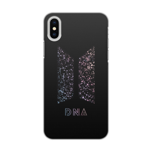 Заказать чехол для iPhone X/XS в Москве. Чехол для iPhone X/XS, объёмная печать Группа BTS от weeert - готовые дизайны и нанесение принтов.