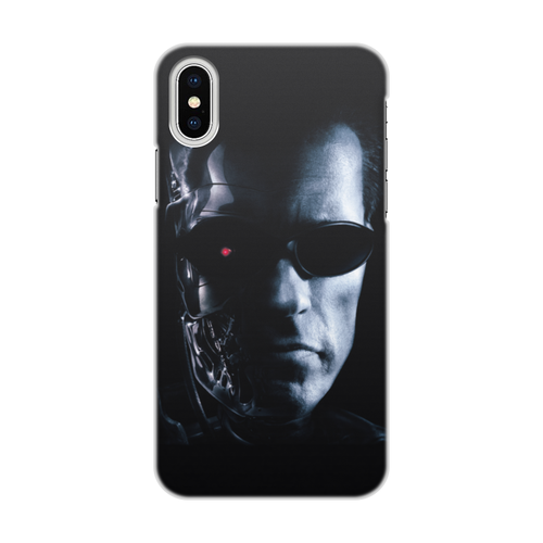 Заказать чехол для iPhone X/XS в Москве. Чехол для iPhone X/XS, объёмная печать Терминатор Т-1000 от lordzedd - готовые дизайны и нанесение принтов.