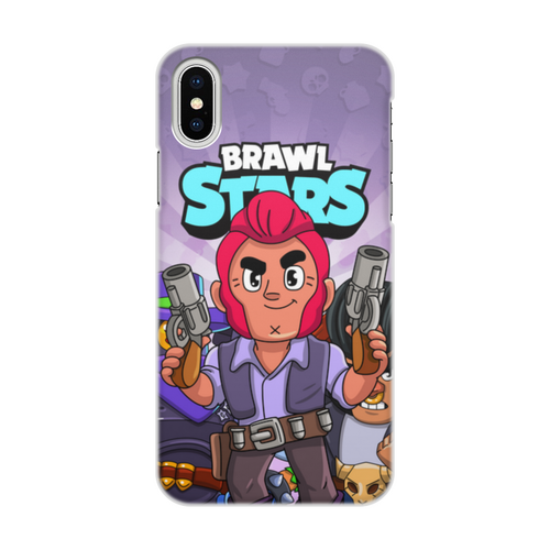 Заказать чехол для iPhone X/XS в Москве. Чехол для iPhone X/XS, объёмная печать BRAWL STARS COLT от geekbox - готовые дизайны и нанесение принтов.