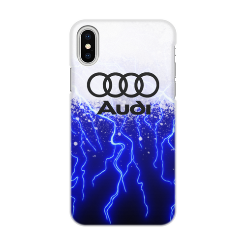 Заказать чехол для iPhone X/XS в Москве. Чехол для iPhone X/XS, объёмная печать  Авто Audi от THE_NISE  - готовые дизайны и нанесение принтов.