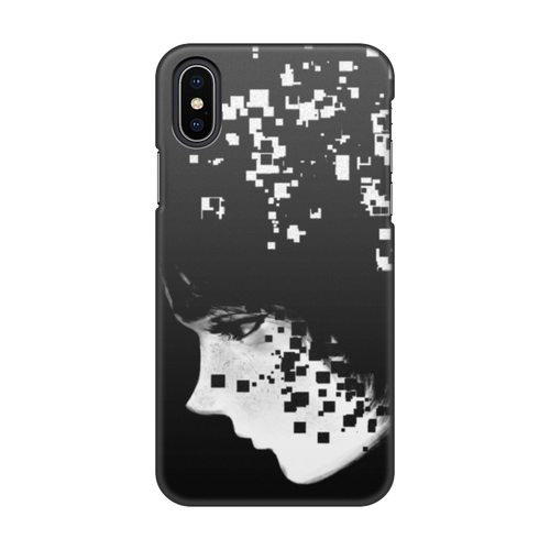 Заказать чехол для iPhone X/XS в Москве. Чехол для iPhone X/XS, объёмная печать Грусть от Дана Столыпина - готовые дизайны и нанесение принтов.