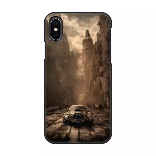 Заказать чехол для iPhone X/XS в Москве. Чехол для iPhone X/XS, объёмная печать Steampunk car от Дана Столыпина - готовые дизайны и нанесение принтов.