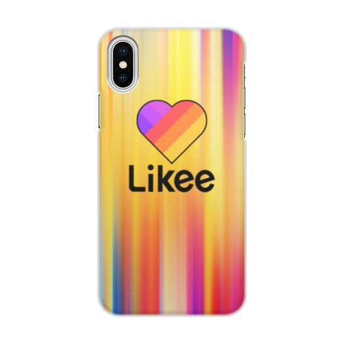 Заказать чехол для iPhone X/XS в Москве. Чехол для iPhone X/XS, объёмная печать Likee  от DESIGNER   - готовые дизайны и нанесение принтов.